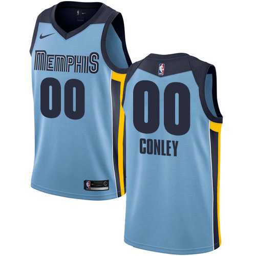 Men & Youth Customized Memphis Grizzlies Nike Light Blue Jersey Statement Edition-0